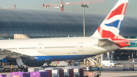 Der Flughafen London Heathrow